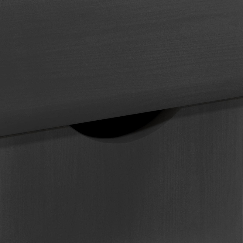 Rolkowa szafka Szary 100 x 39 x 65,5 cm Lite drewno sosnowe