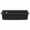 Zlew Czarny 795 x 505 mm Granit