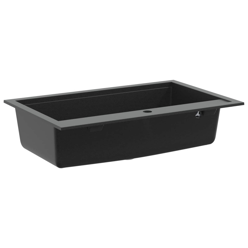 Zlew Czarny 795 x 505 mm Granit
