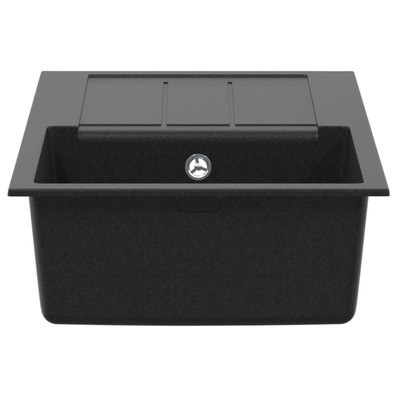 Zlew Czarny 780 x 500 mm 80% Kwarc i 20% Żywica