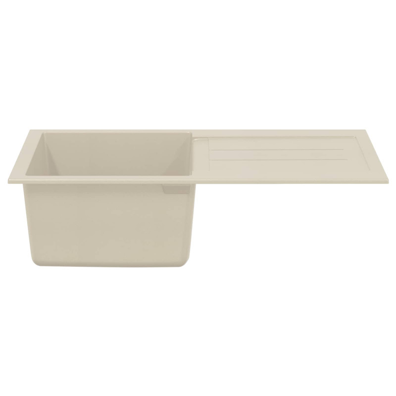 Zlew Beżowy 780 x 500 mm 80% Kwarc i 20% Żywica
