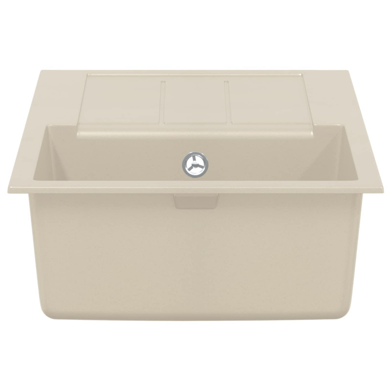 Zlew Beżowy 780 x 500 mm 80% Kwarc i 20% Żywica