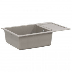 Zlew Szary 780 x 500 mm 80% Kwarc i 20% Żywica