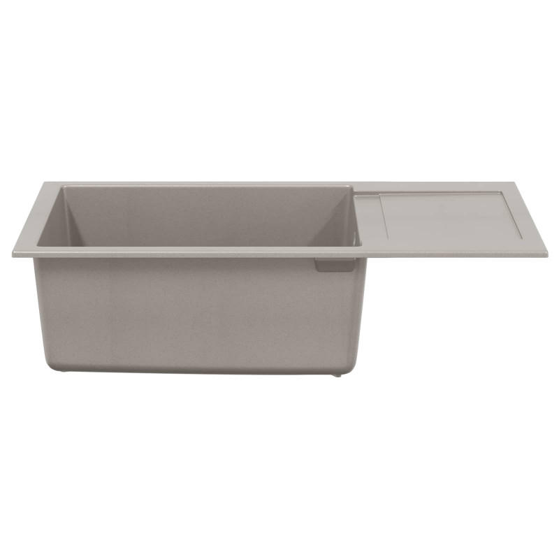 Zlew Szary 780 x 500 mm 80% Kwarc i 20% Żywica