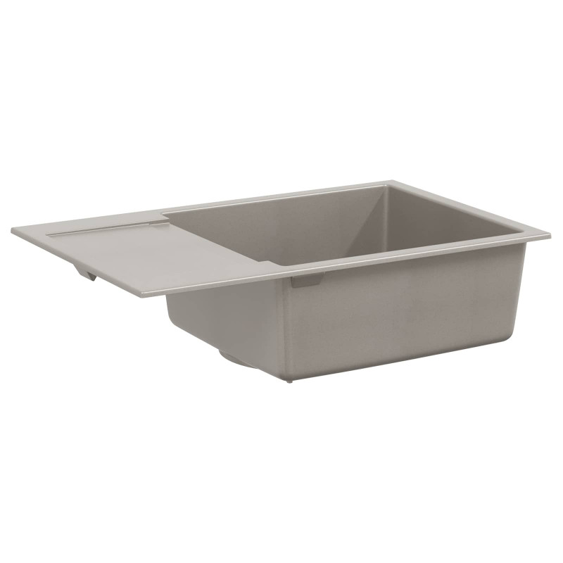 Zlew Szary 780 x 500 mm 80% Kwarc i 20% Żywica