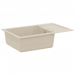 Zlew Beżowy 780 x 500 mm 80% Kwarc i 20% Żywica