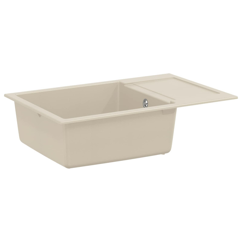Zlew Beżowy 780 x 500 mm 80% Kwarc i 20% Żywica