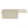 Zlew Beżowy 780 x 500 mm 80% Kwarc i 20% Żywica