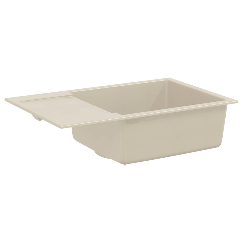 Zlew Beżowy 780 x 500 mm 80% Kwarc i 20% Żywica