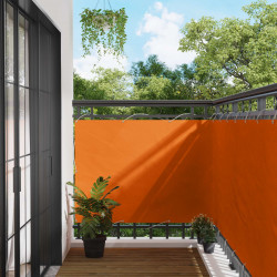 Ekran balkonowy Pomarańczowy 110 x 400 cm Materiał Oxford