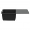 Zlew Czarny 670 x 460 mm Granit