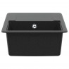 Zlew Czarny 670 x 460 mm Granit