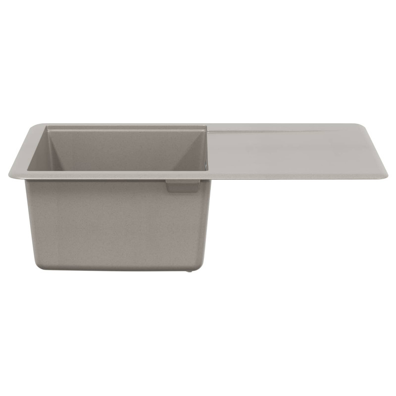 Zlew Szary 670 x 460 mm 80% Kwarc i 20% Żywica