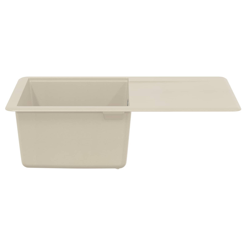 Zlew Beżowy 670 x 460 mm 80% Kwarc i 20% Żywica