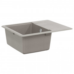 Zlew Szary 560 x 460 mm 80% Kwarc i 20% Żywica