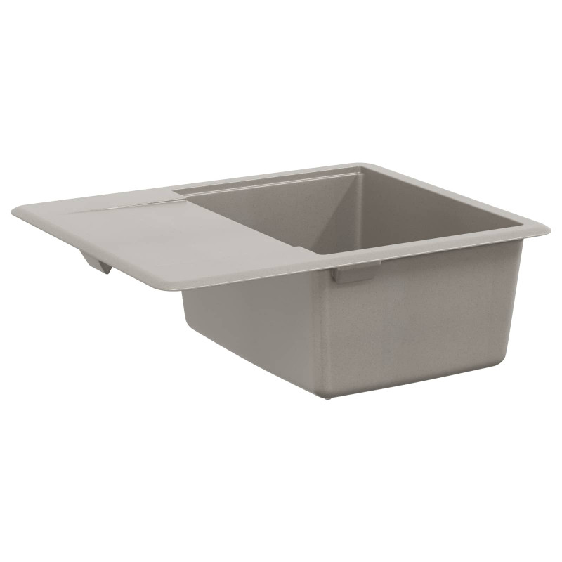 Zlew Szary 560 x 460 mm 80% Kwarc i 20% Żywica