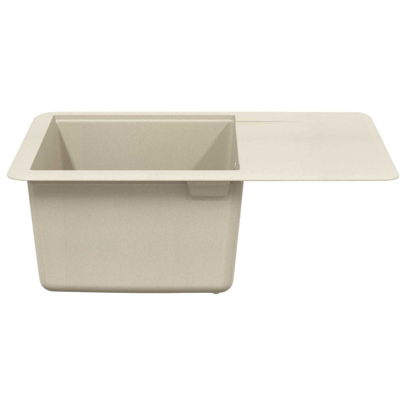 Zlew Beżowy 560 x 460 mm 80% Kwarc i 20% Żywica