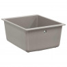 Zlew Szary 370 x 460 mm 80% Kwarc i 20% Żywica