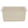 Zlew Beżowy 370 x 460 mm 80% Kwarc i 20% Żywica