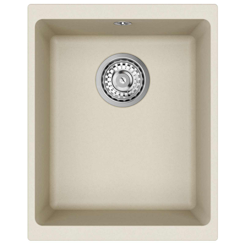 Zlew Beżowy 370 x 460 mm 80% Kwarc i 20% Żywica
