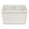 Zlew Biały 370 x 460 mm 80% Kwarc i 20% Żywica