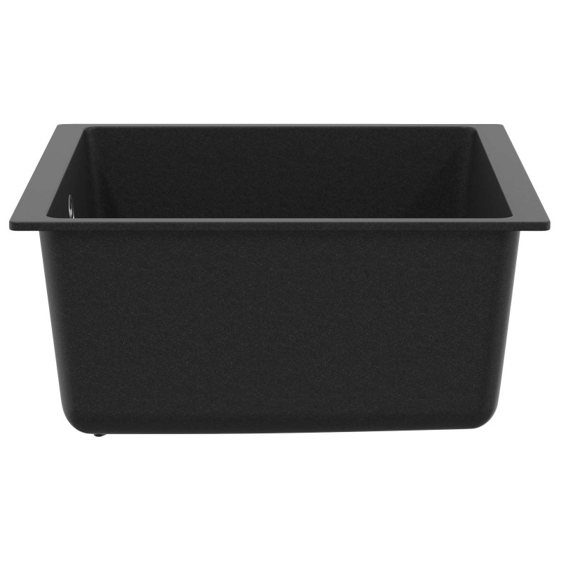 Zlew Czarny 430 x 460 mm 80% Kwarc i 20% Żywica