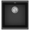 Zlew Czarny 430 x 460 mm 80% Kwarc i 20% Żywica