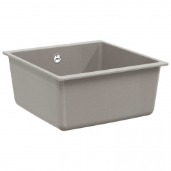 Zlew Szary 430 x 460 mm 80% Kwarc i 20% Żywica