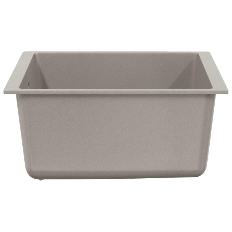 Zlew Szary 430 x 460 mm 80% Kwarc i 20% Żywica