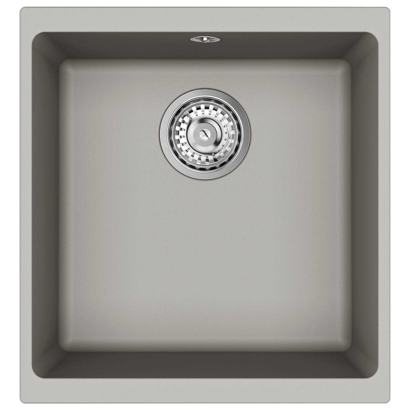 Zlew Szary 430 x 460 mm 80% Kwarc i 20% Żywica