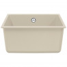 Zlew Beżowy 430 x 460 mm 80% Kwarc i 20% Żywica