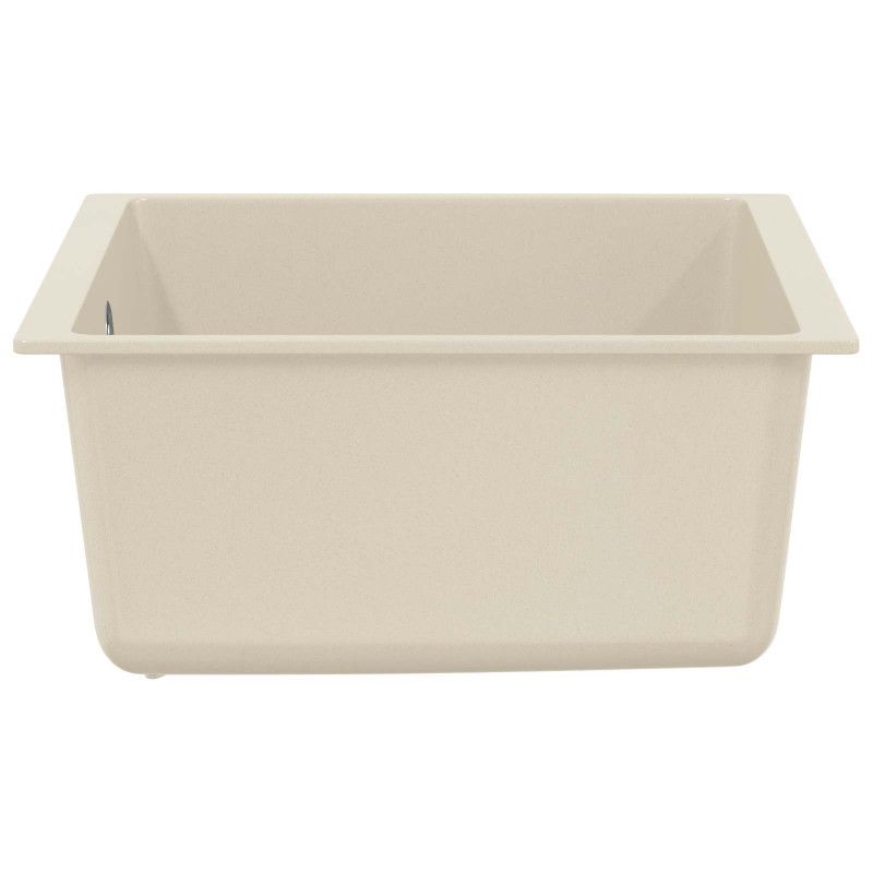 Zlew Beżowy 430 x 460 mm 80% Kwarc i 20% Żywica