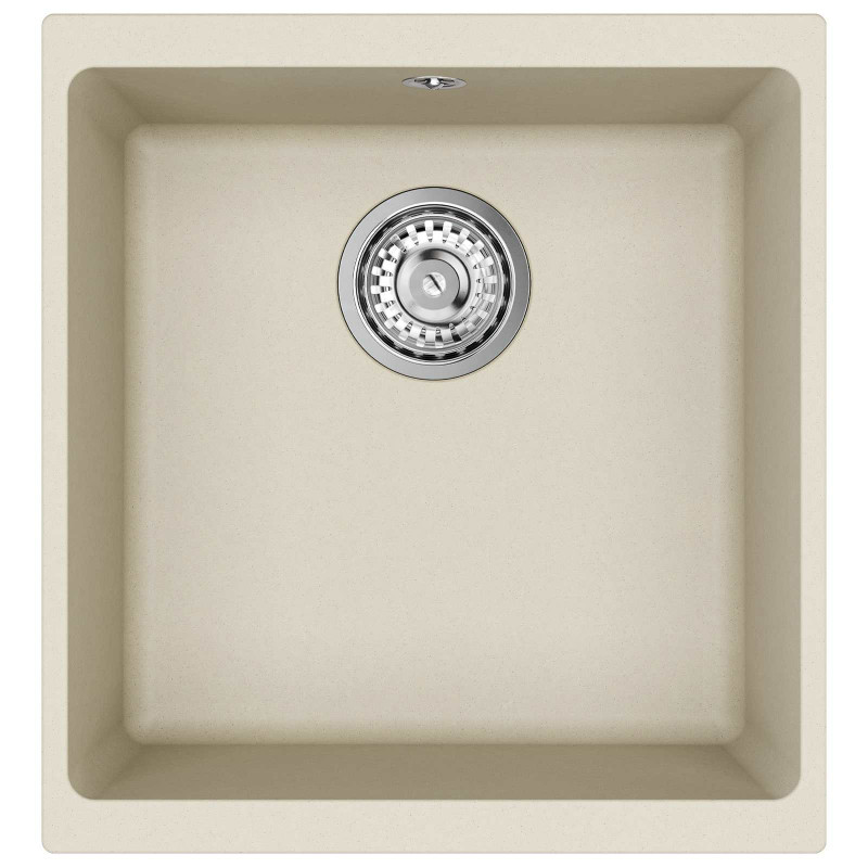 Zlew Beżowy 430 x 460 mm 80% Kwarc i 20% Żywica