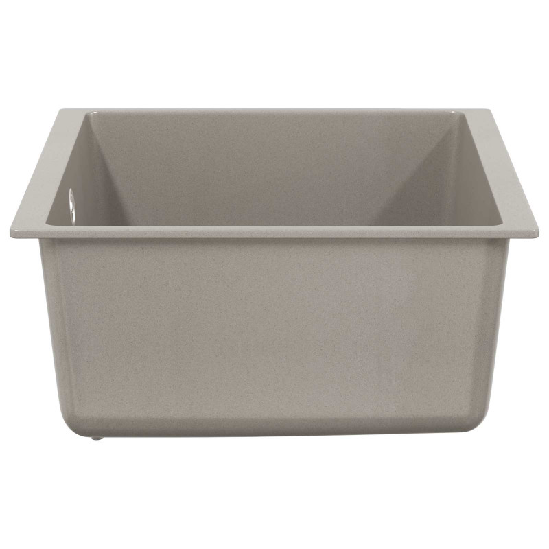 Zlew Szary 530 x 460 mm 80% Kwarc i 20% Żywica