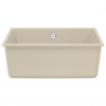 Zlew Beżowy 530 x 460 mm 80% Kwarc i 20% Żywica