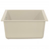 Zlew Beżowy 530 x 460 mm 80% Kwarc i 20% Żywica