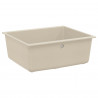 Zlew Beżowy 530 x 460 mm 80% Kwarc i 20% Żywica