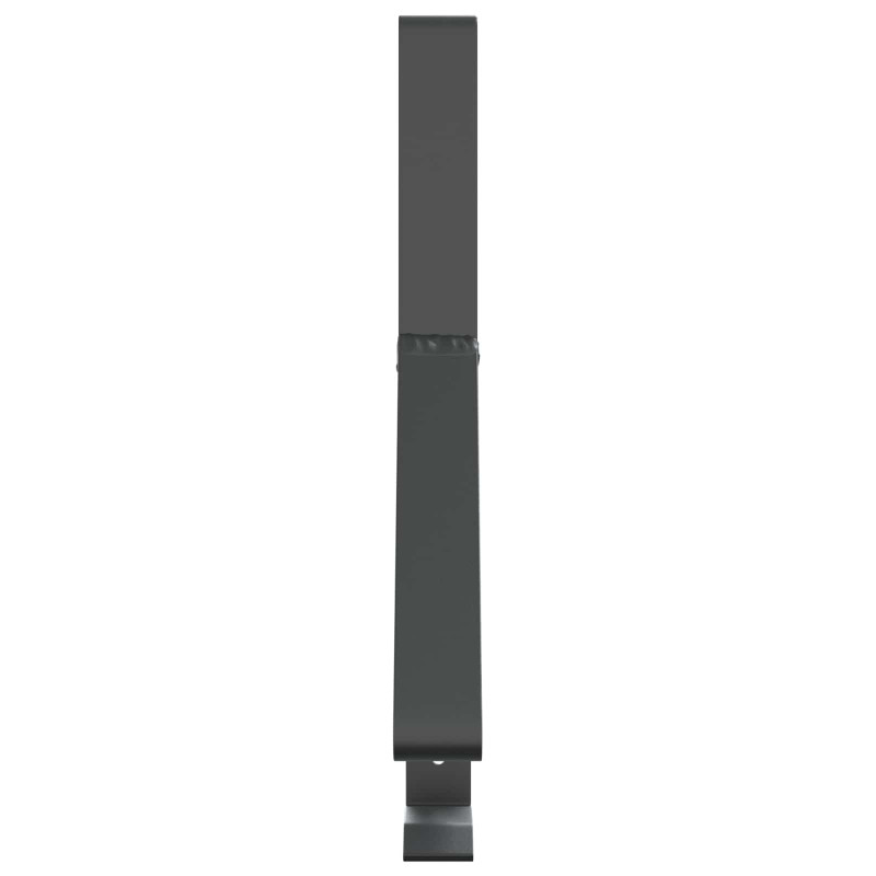 Wsparcie dla zabezpieczenia śniegu 2 pcs Antracyt Stal