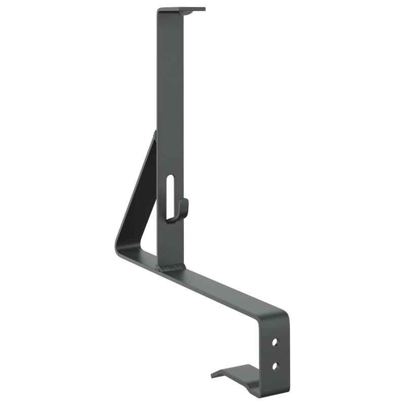 Wsparcie dla zabezpieczenia śniegu 2 pcs Antracyt Stal
