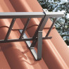 Wsparcie dla zabezpieczenia śniegu 6 pcs Antracyt Stal