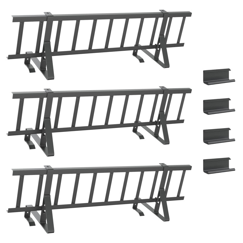 Stróż śniegu na dachu Antracyt 300 x 29,5 x 34,5 cm Stal