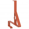 Wsparcie dla zabezpieczenia śniegu 2 pcs Czerwony Stal