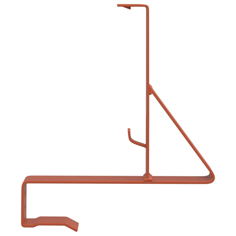 Wsparcie dla zabezpieczenia śniegu 2 pcs Czerwony Stal