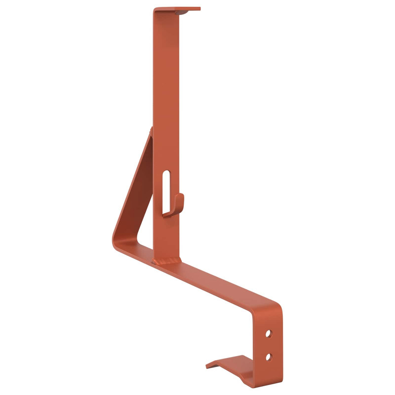 Wsparcie dla zabezpieczenia śniegu 2 pcs Czerwony Stal