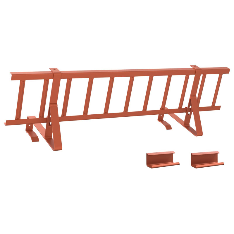 Stróż śniegu na dachu Czerwony 800 x 29,5 x 34,5 cm Stal