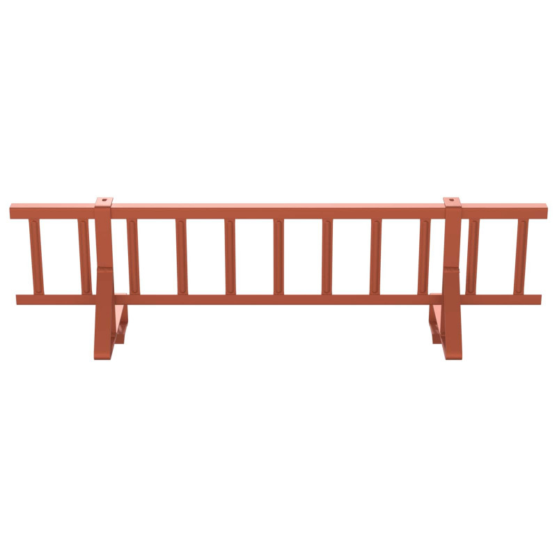 Stróż śniegu na dachu Czerwony 800 x 29,5 x 34,5 cm Stal