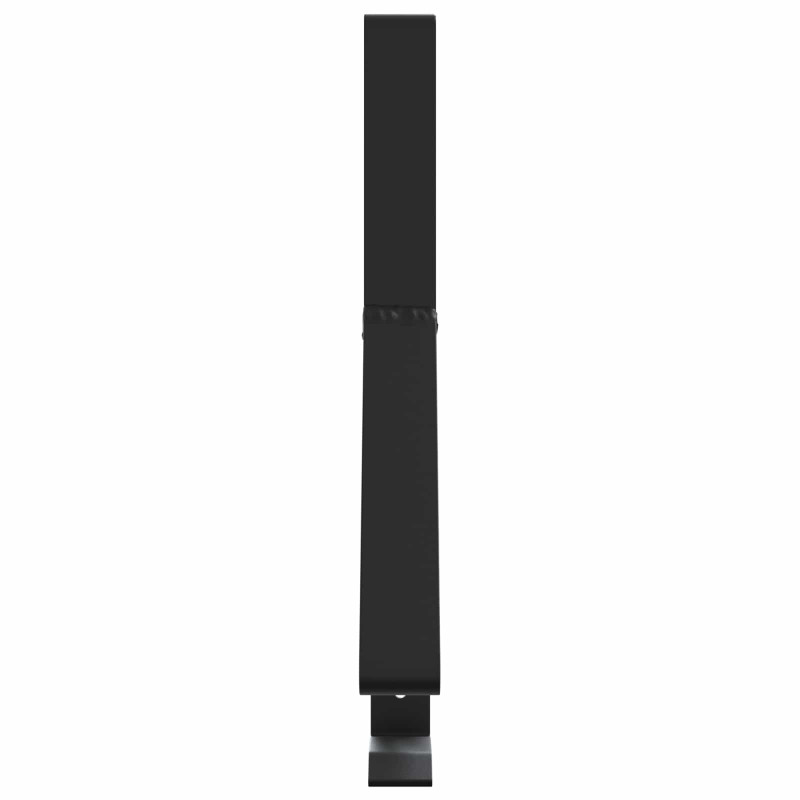 Wsparcie dla zabezpieczenia śniegu 6 pcs Czarny Stal