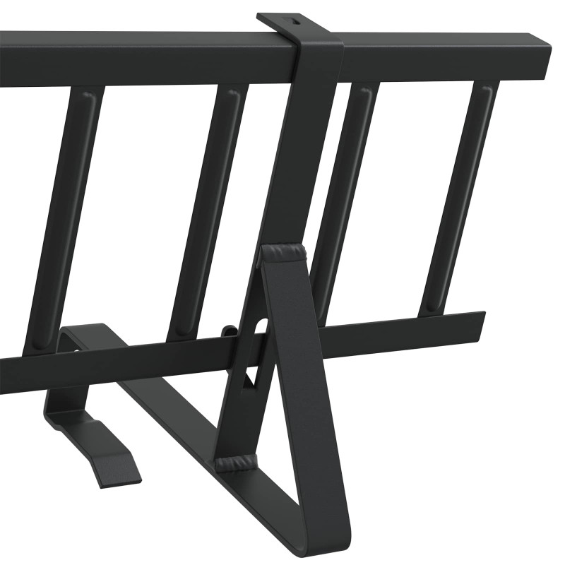 Stróż śniegu na dachu Czarny 100 x 29,5 x 34,5 cm Stal