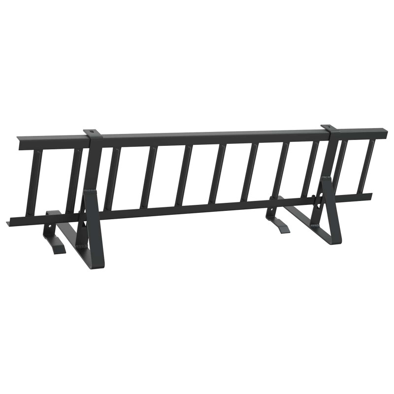 Stróż śniegu na dachu Czarny 300 x 29,5 x 34,5 cm Stal