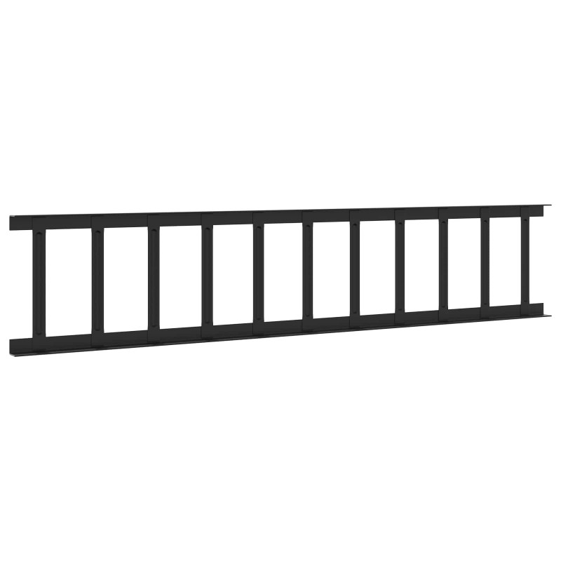 Stróż śniegu na dachu Czarny 100 x 2,5 x 20 cm Stal